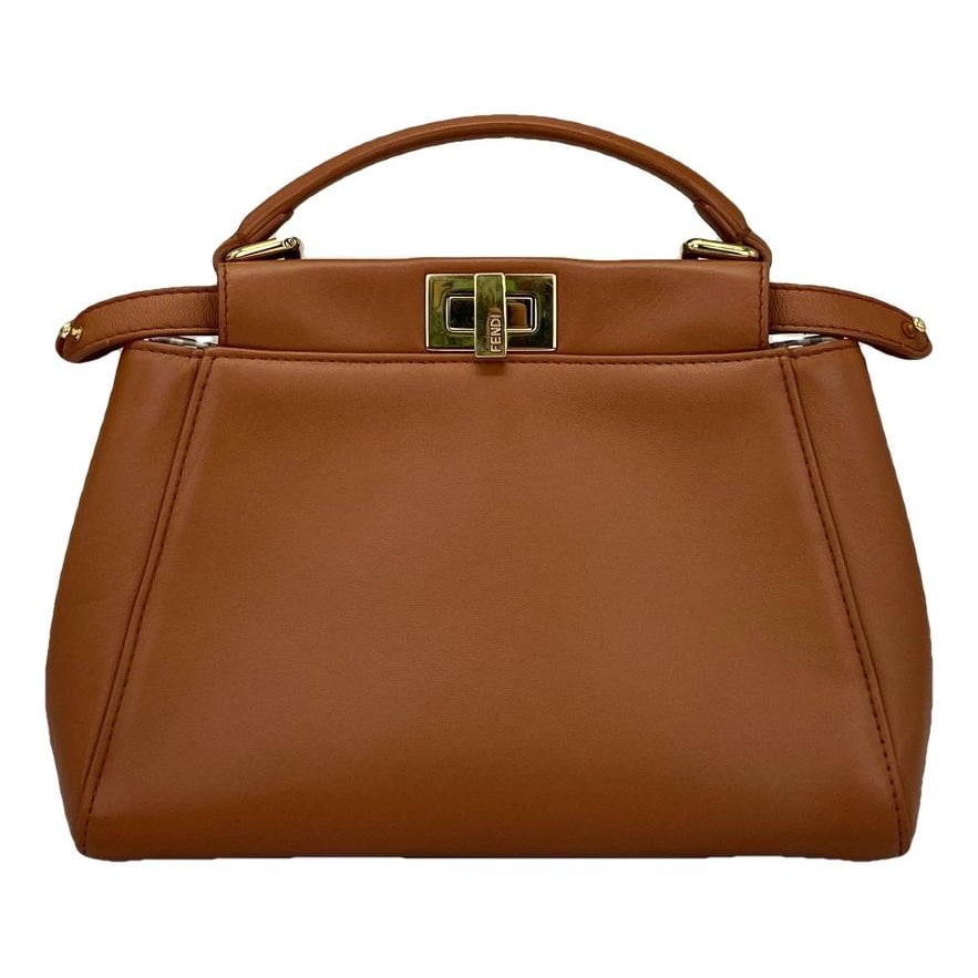 Peekaboo leather handbag