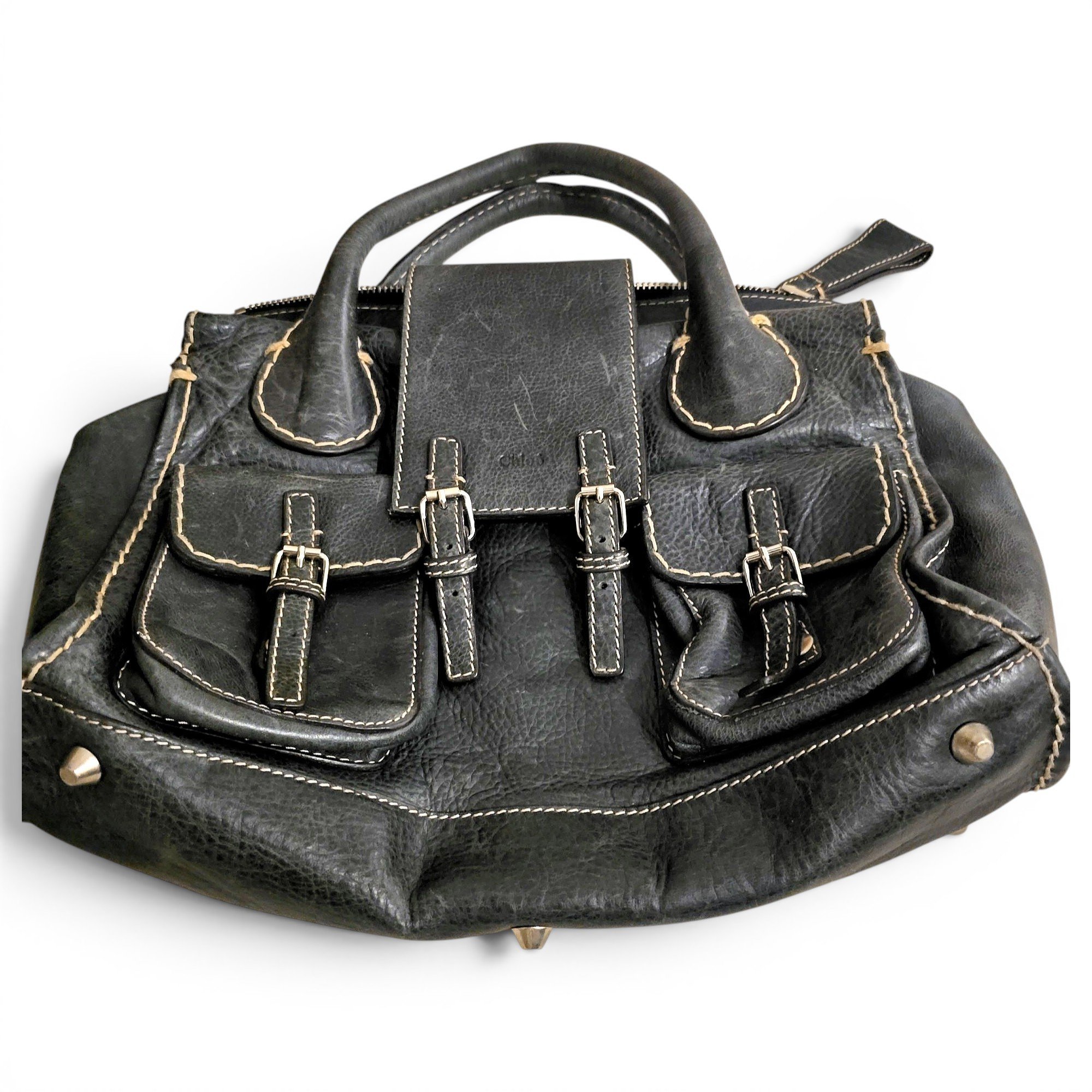 Edith leather handbag