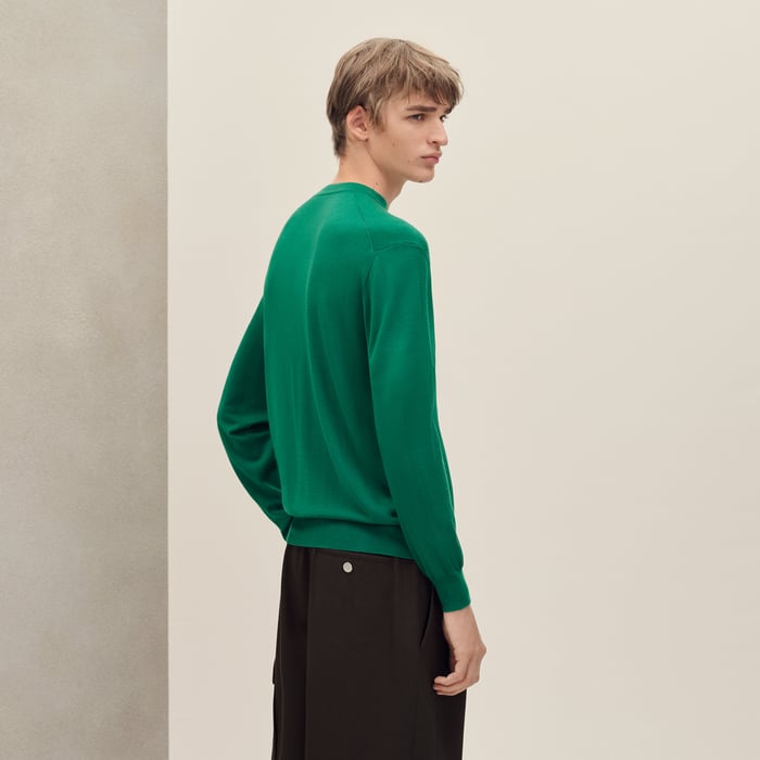 Menthe "Detail H" Crewneck Sweater