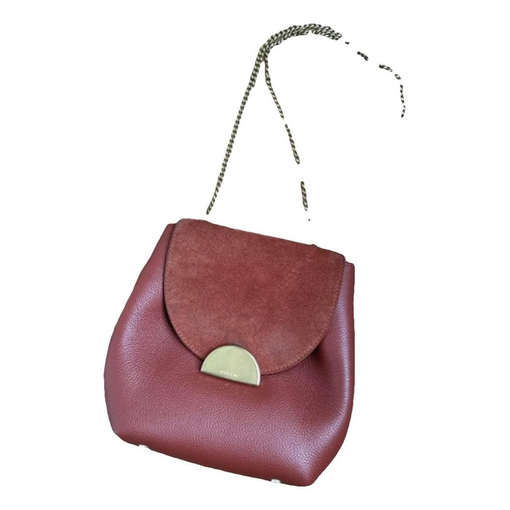 Polene Numéro un mini leather crossbody bag