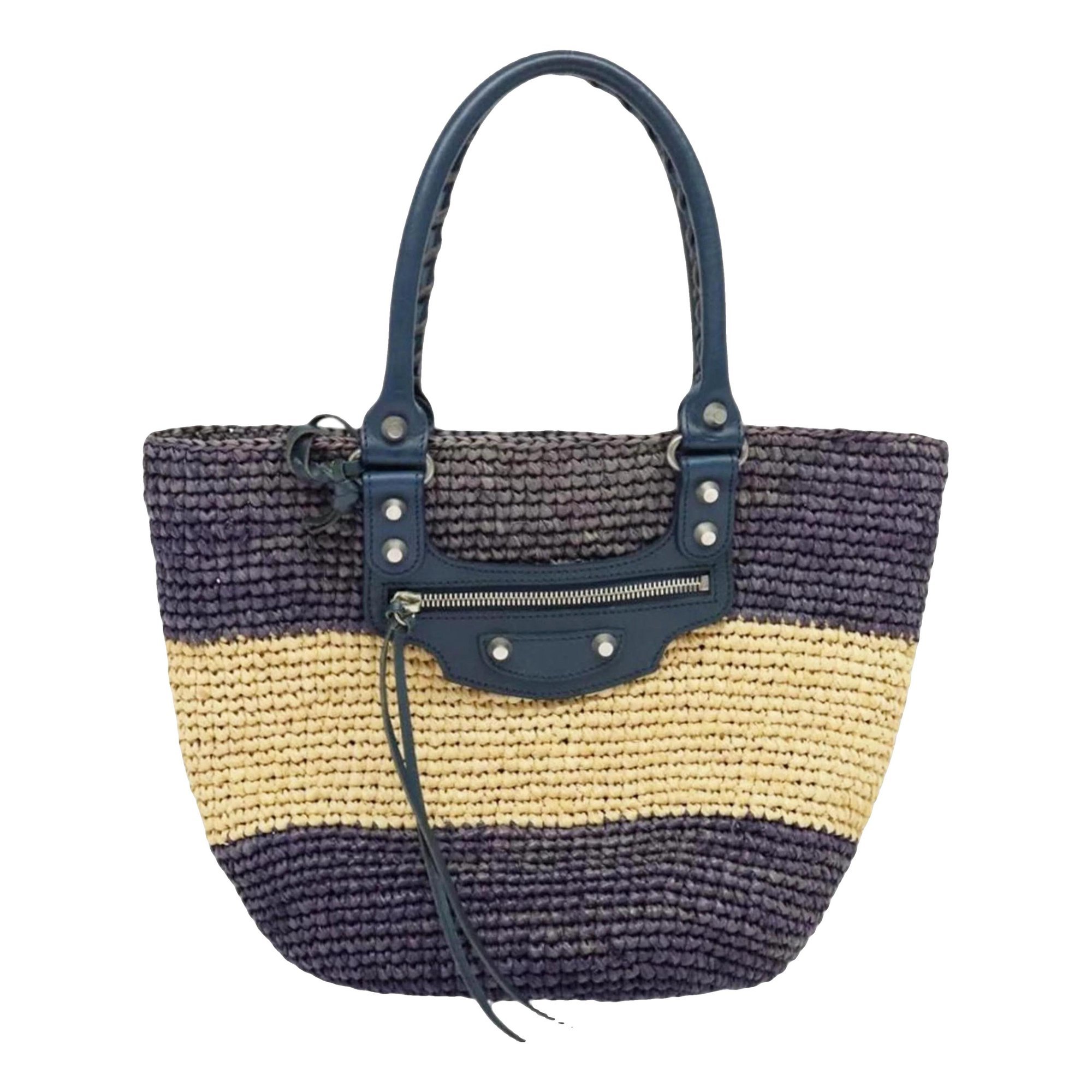 Panier leather tote