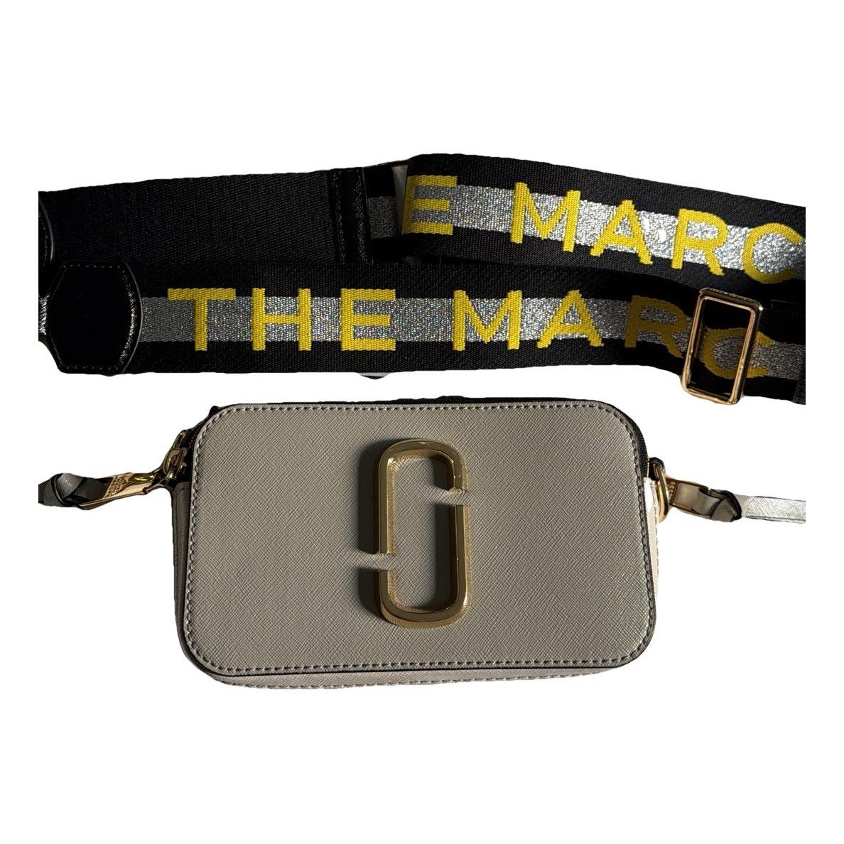 Snapshot leather handbag