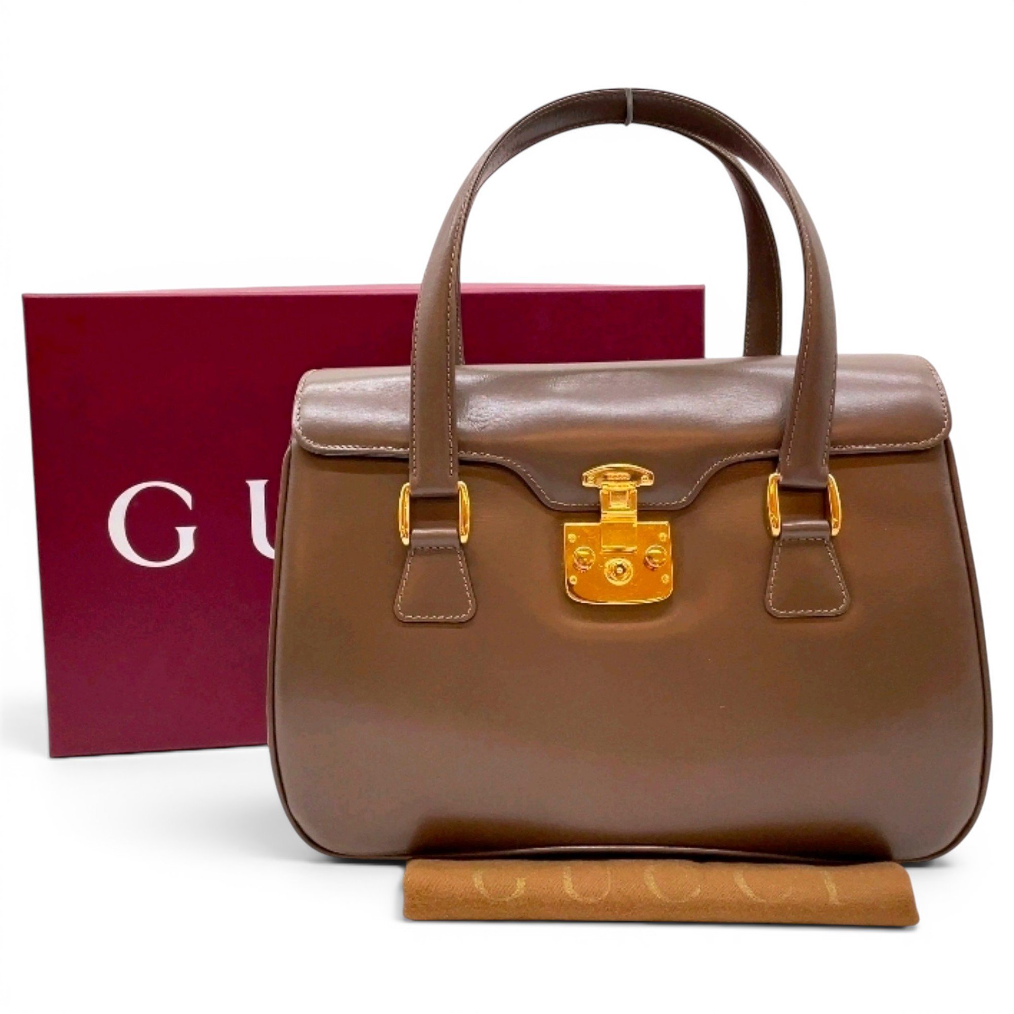 Lady Lock leather handbag