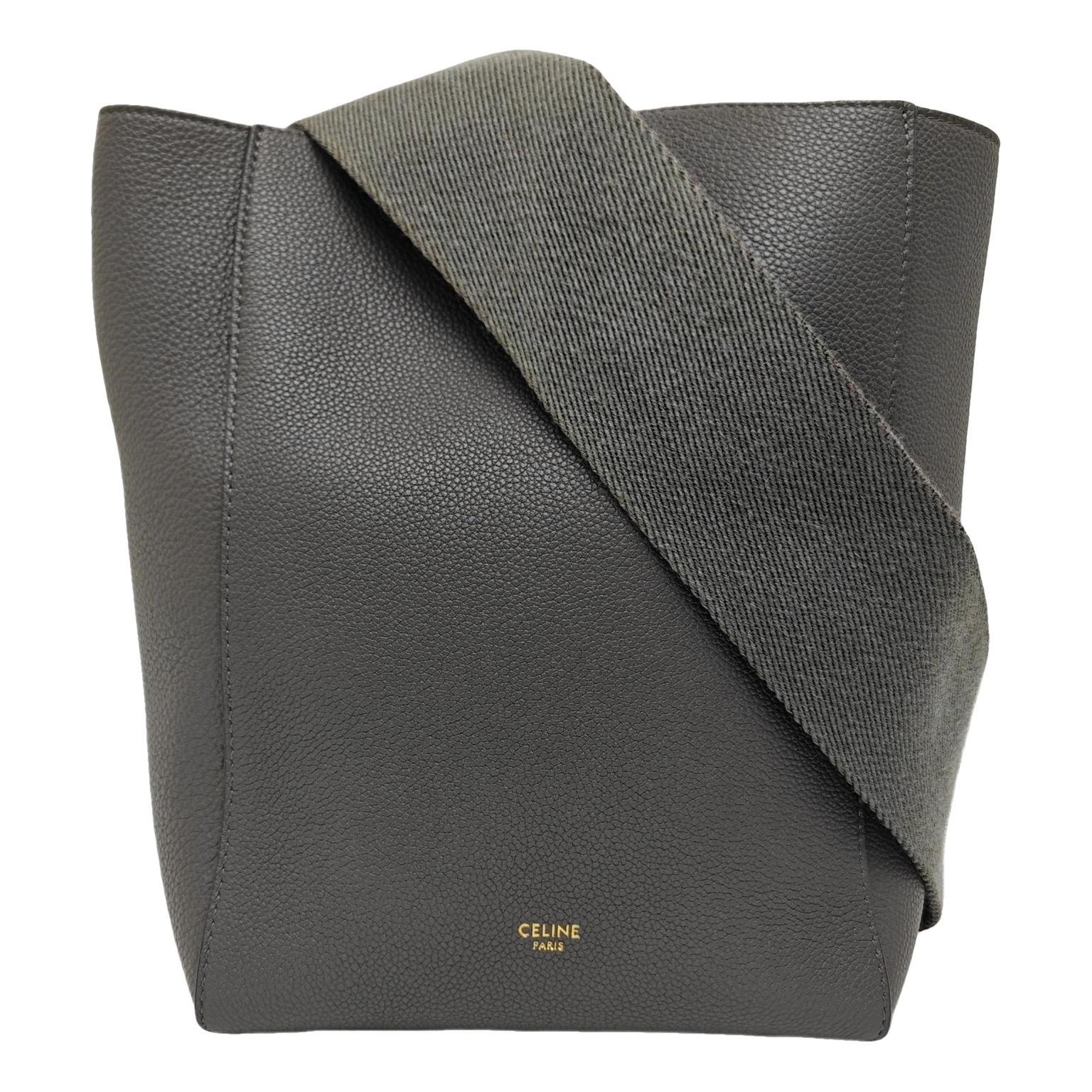 Seau Sangle leather handbag
