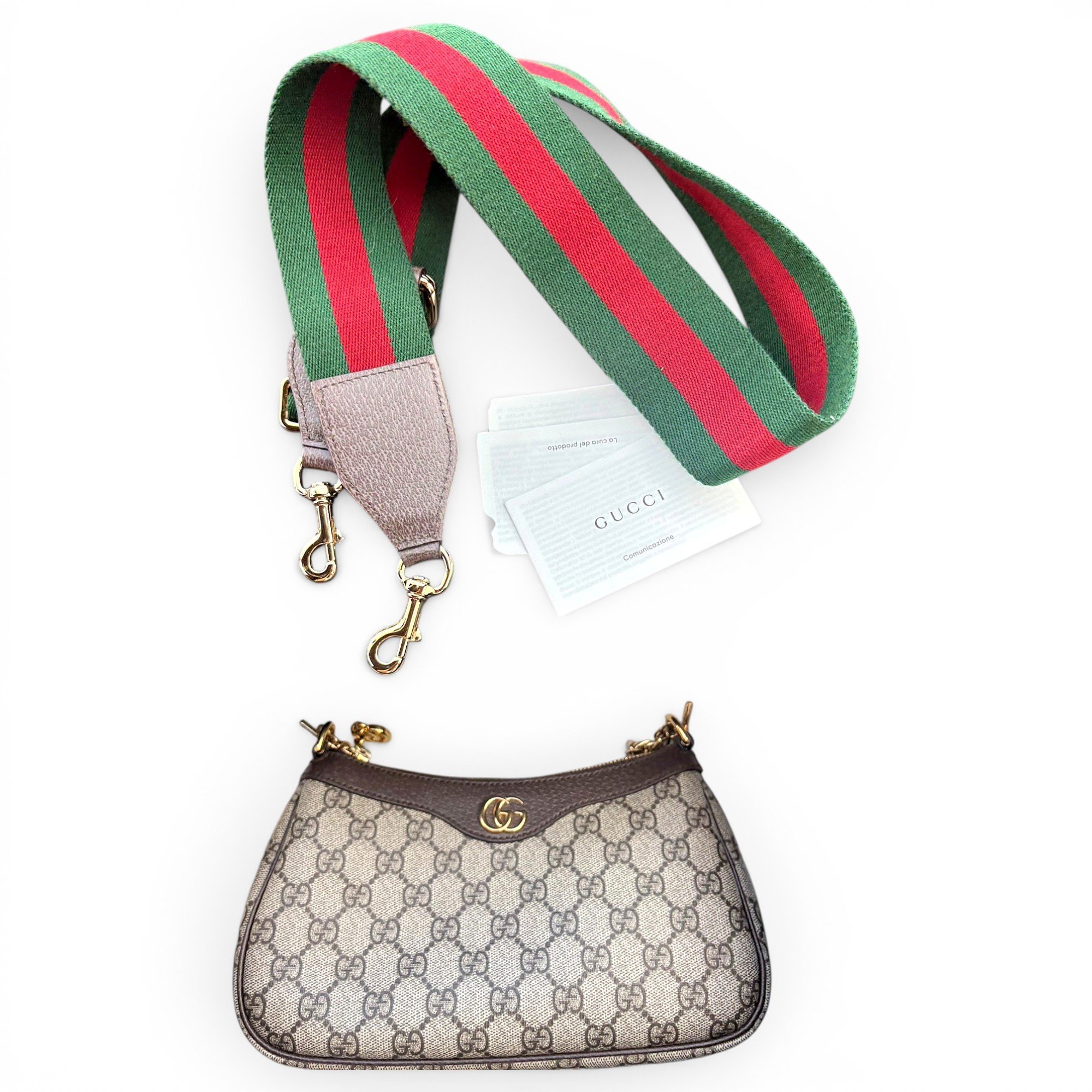 Ophidia leather handbag