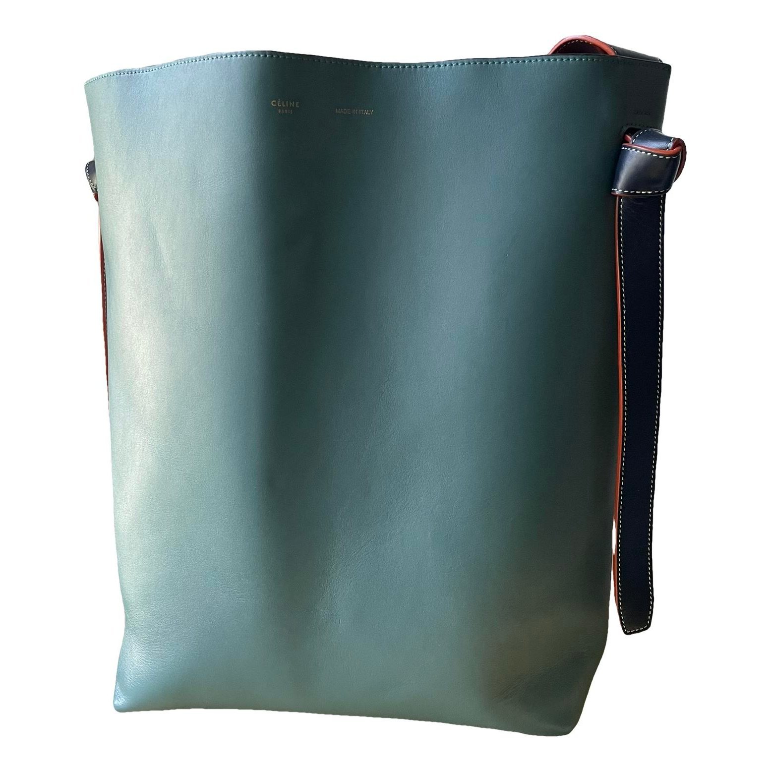 Black Belt leather handbag