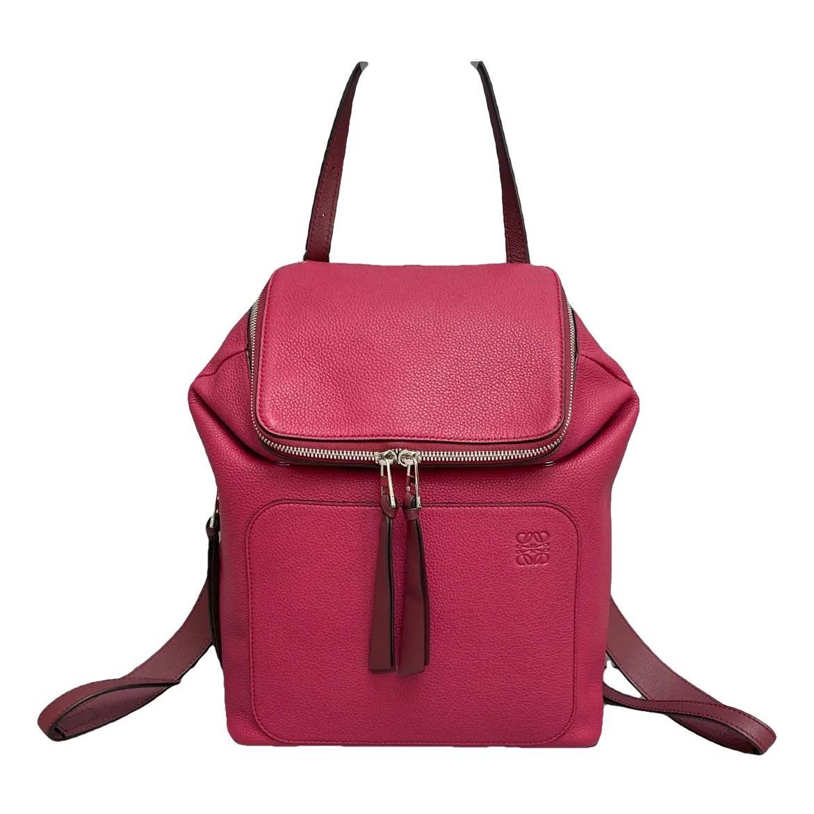 Goya leather backpack