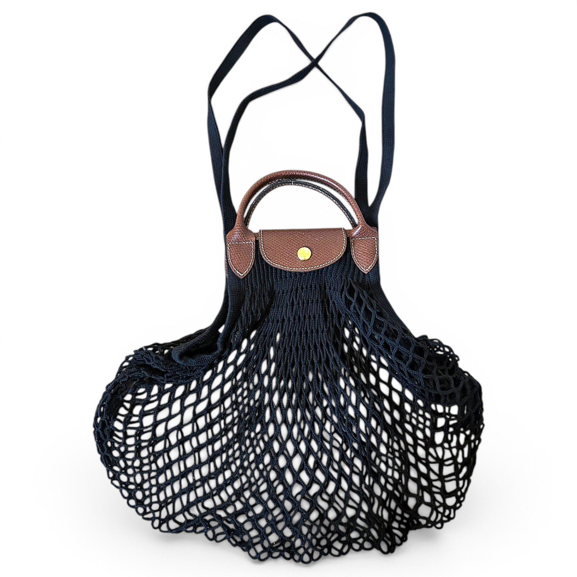 Pliage leather tote