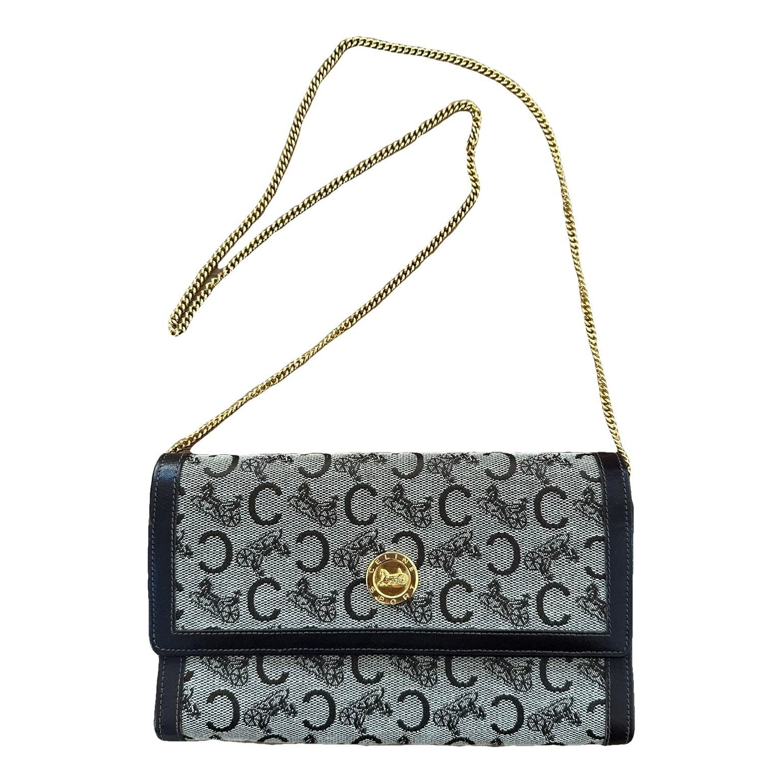 Leather clutch bag