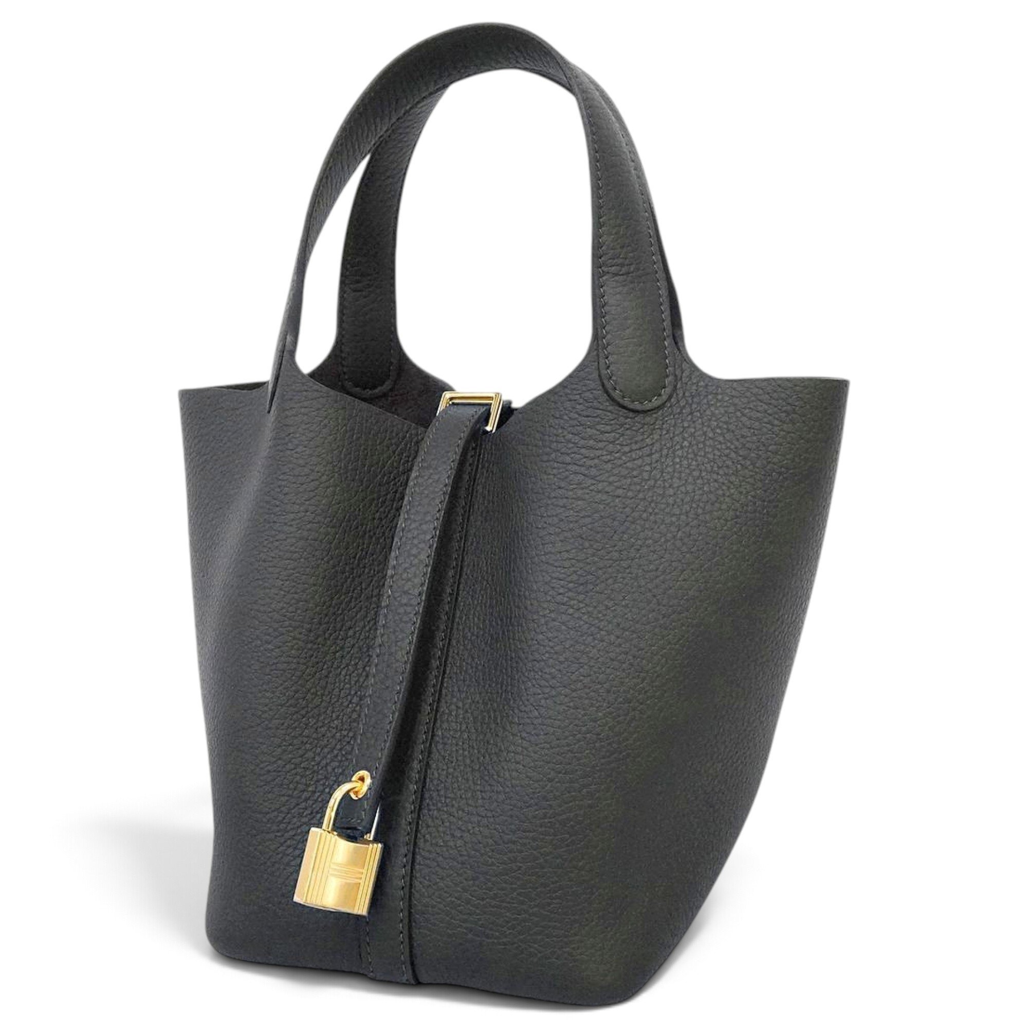 Picotin leather handbag