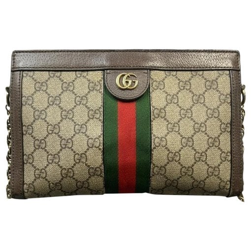Ophidia leather crossbody bag