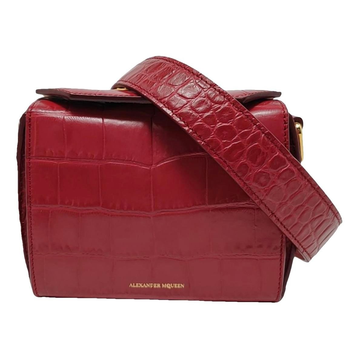 Alexander McQueen Box 16 leather clutch bag