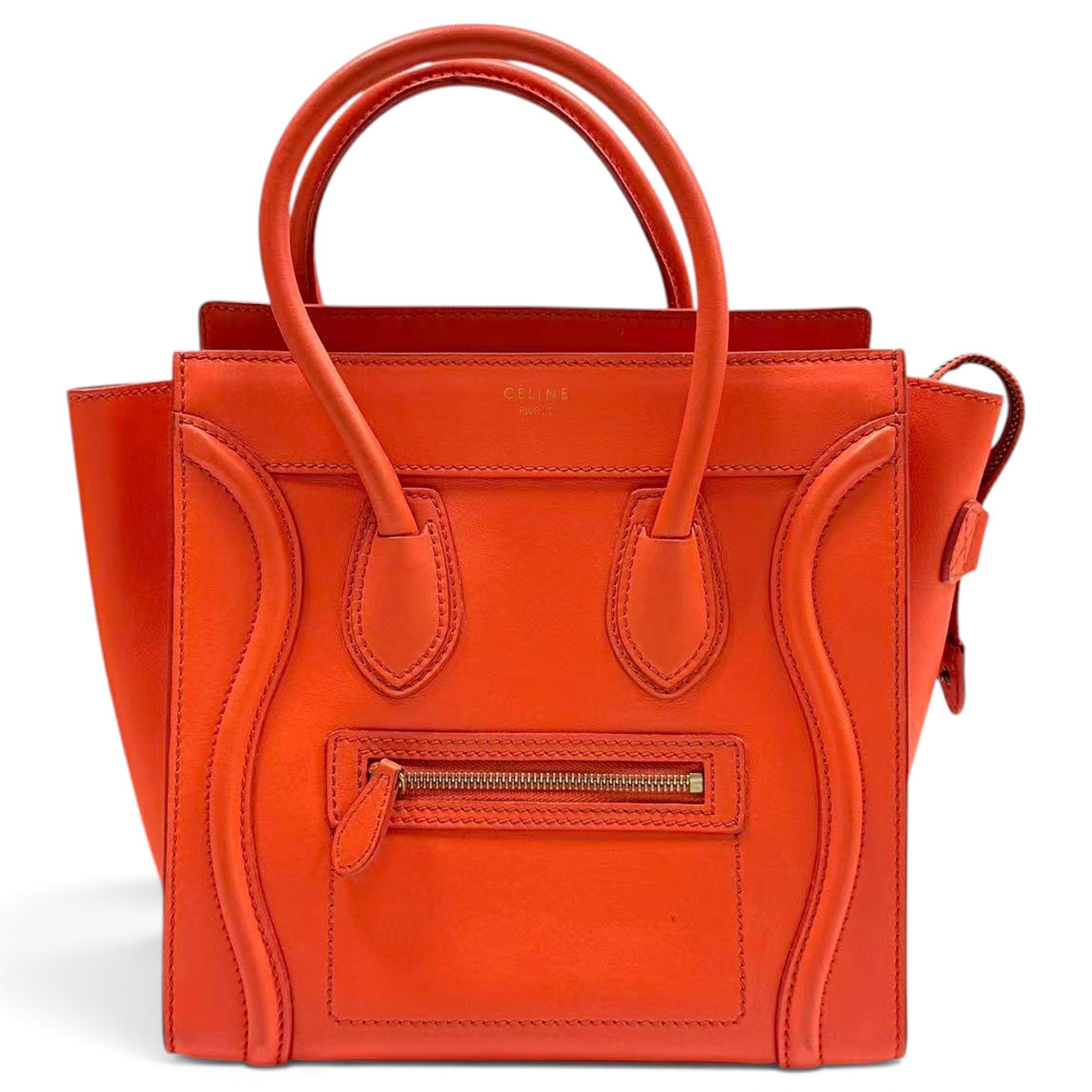 Luggage leather handbag