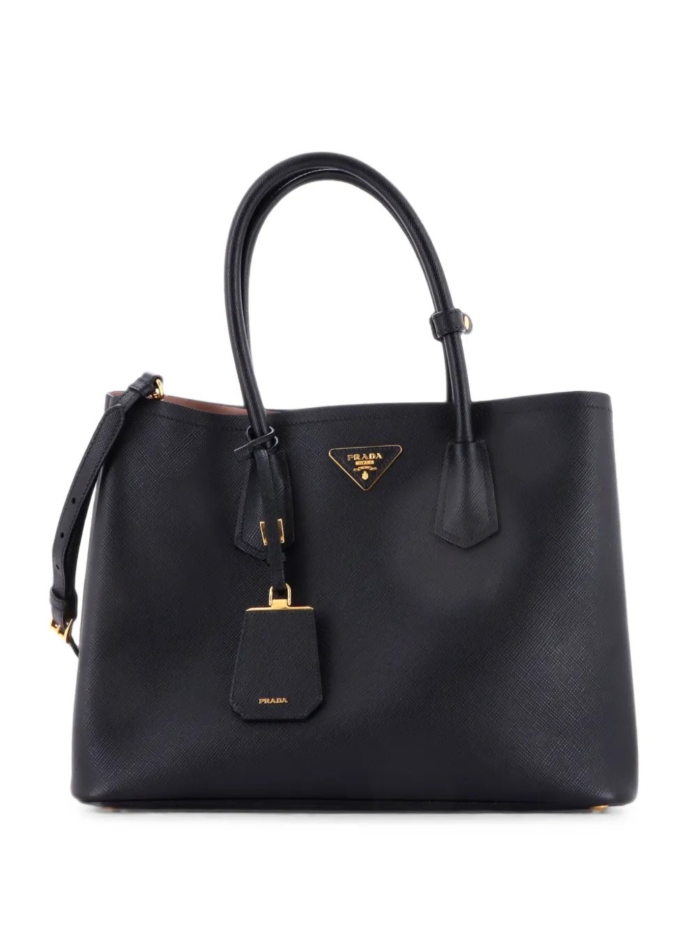 Cuir Double Saffiano Leather Large tote bag