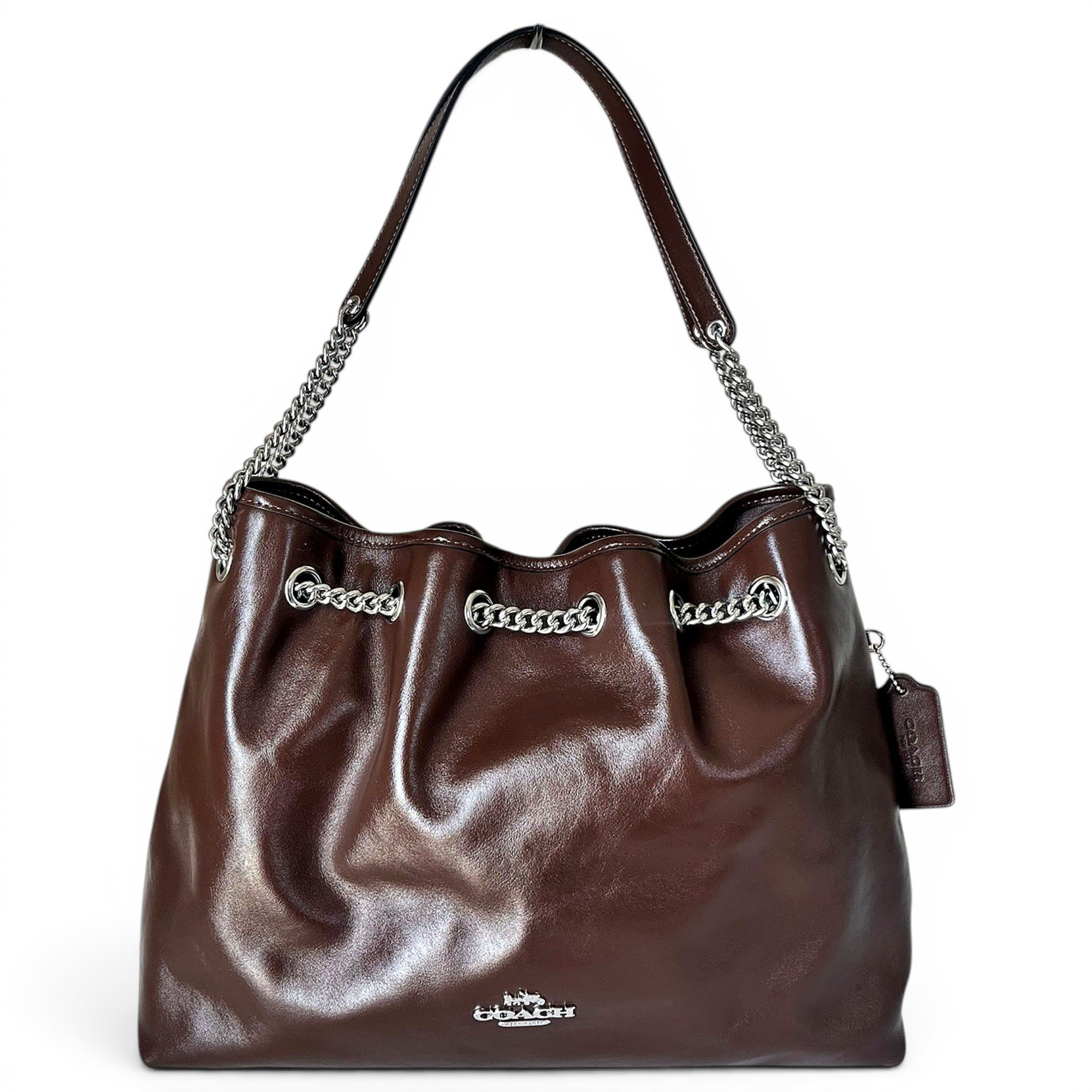 Leather handbag