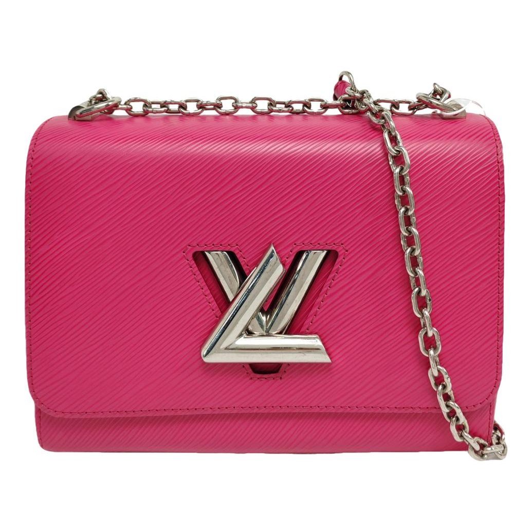 Twist leather handbag