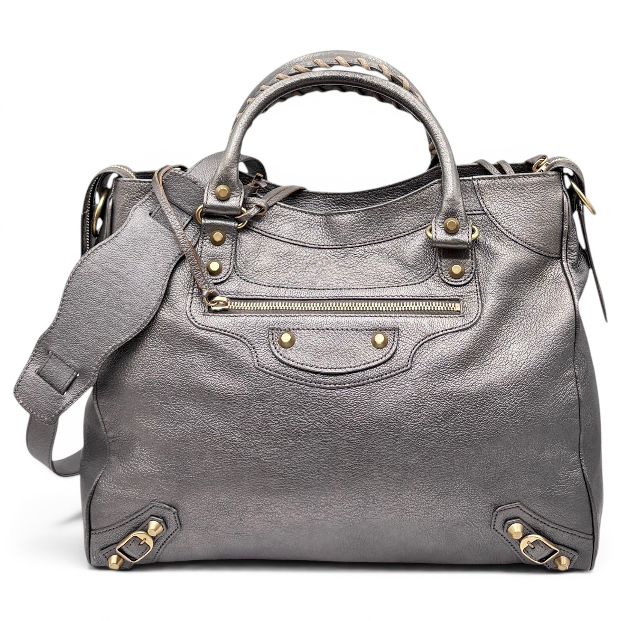 Vélo leather handbag