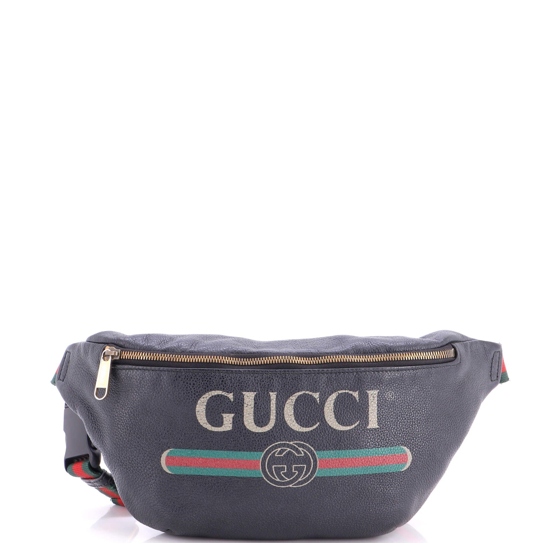 Logo Belt Bag Printed Leather Medium