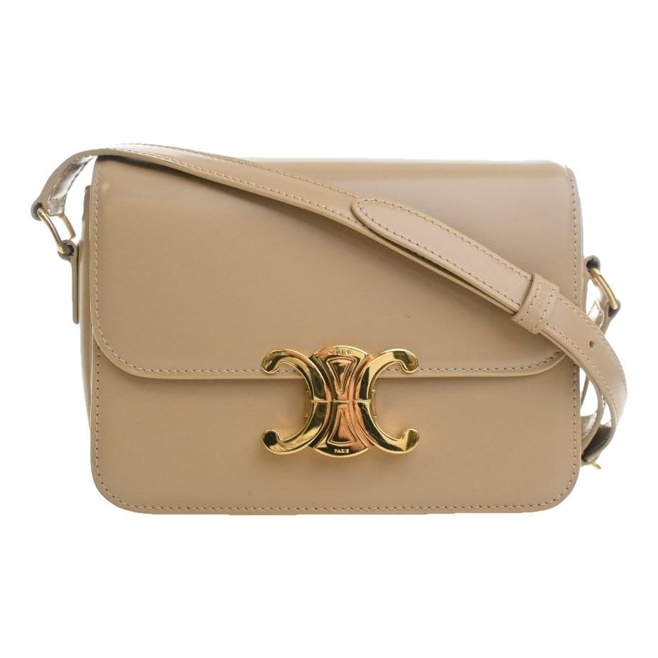 Triomphe leather crossbody bag