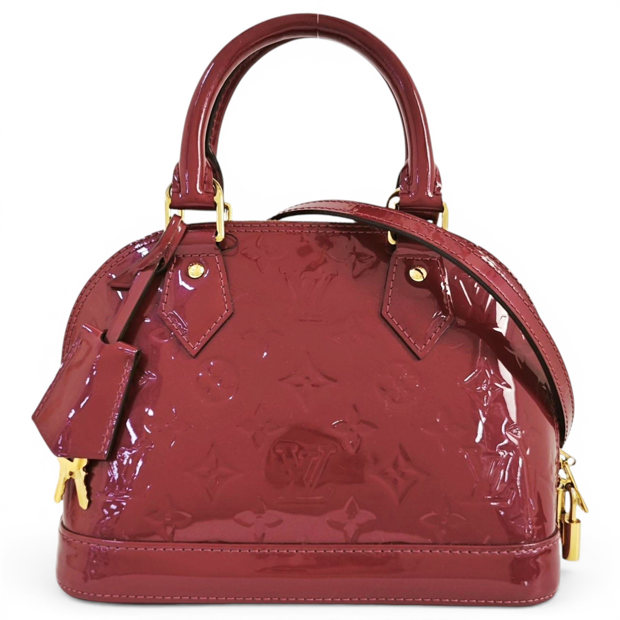Alma BB patent leather handbag