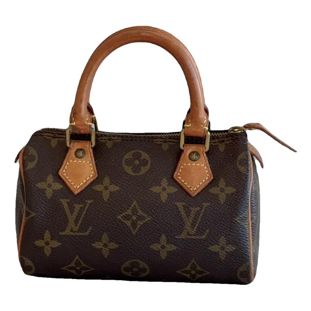 Nano Speedy / Mini HL leather handbag