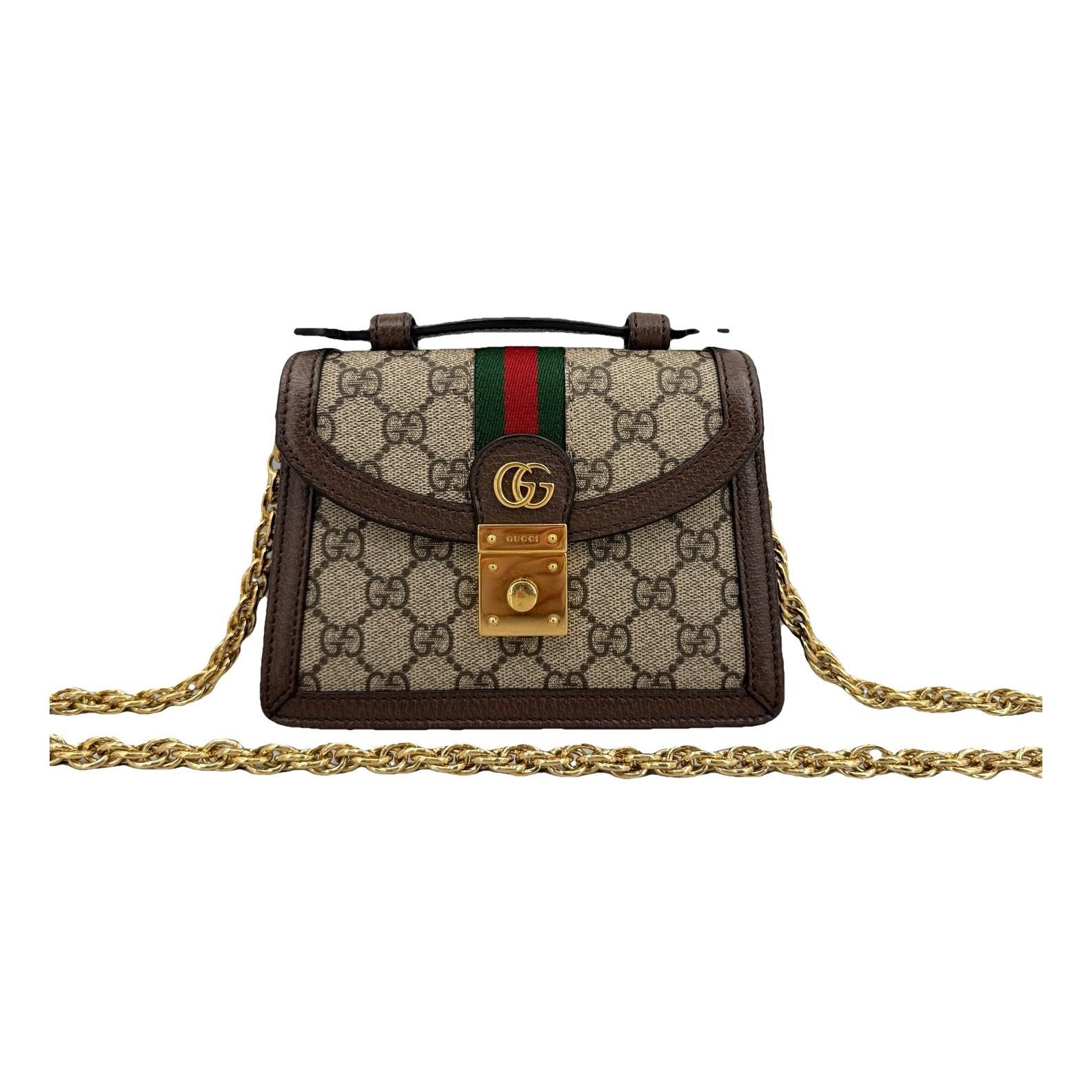 Ophidia Flap Top Handle cloth handbag