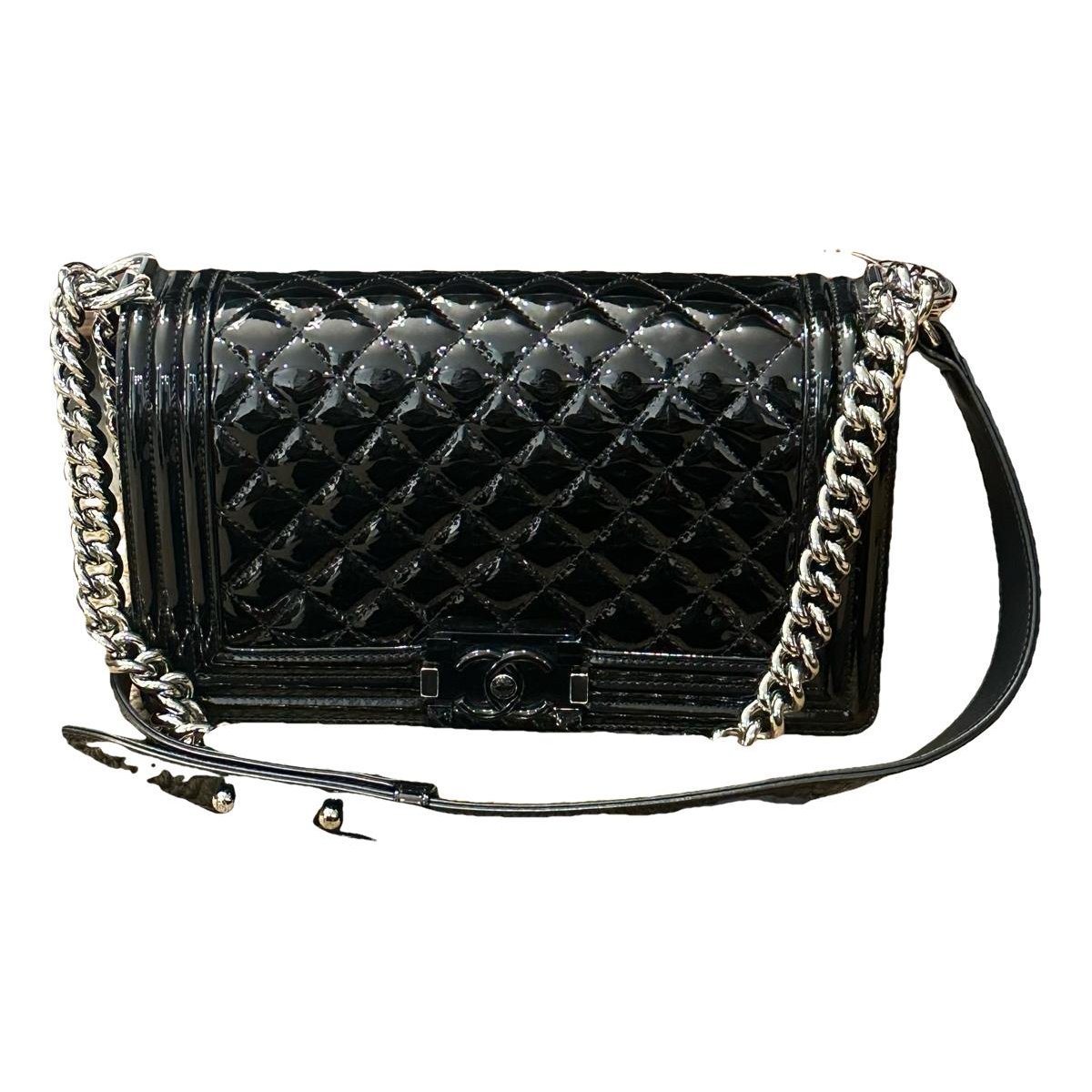 Boy patent leather crossbody bag