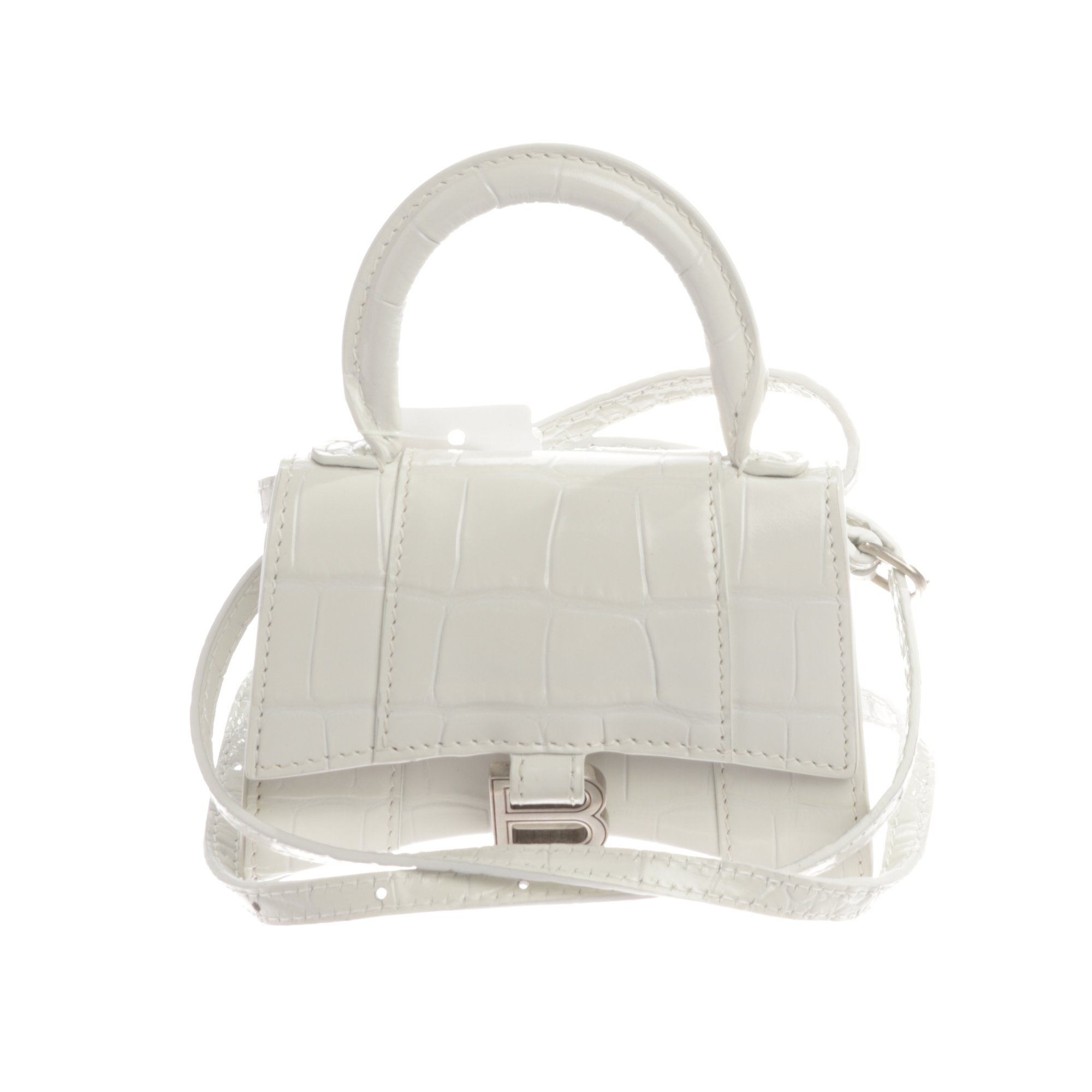 Hourglass leather bag