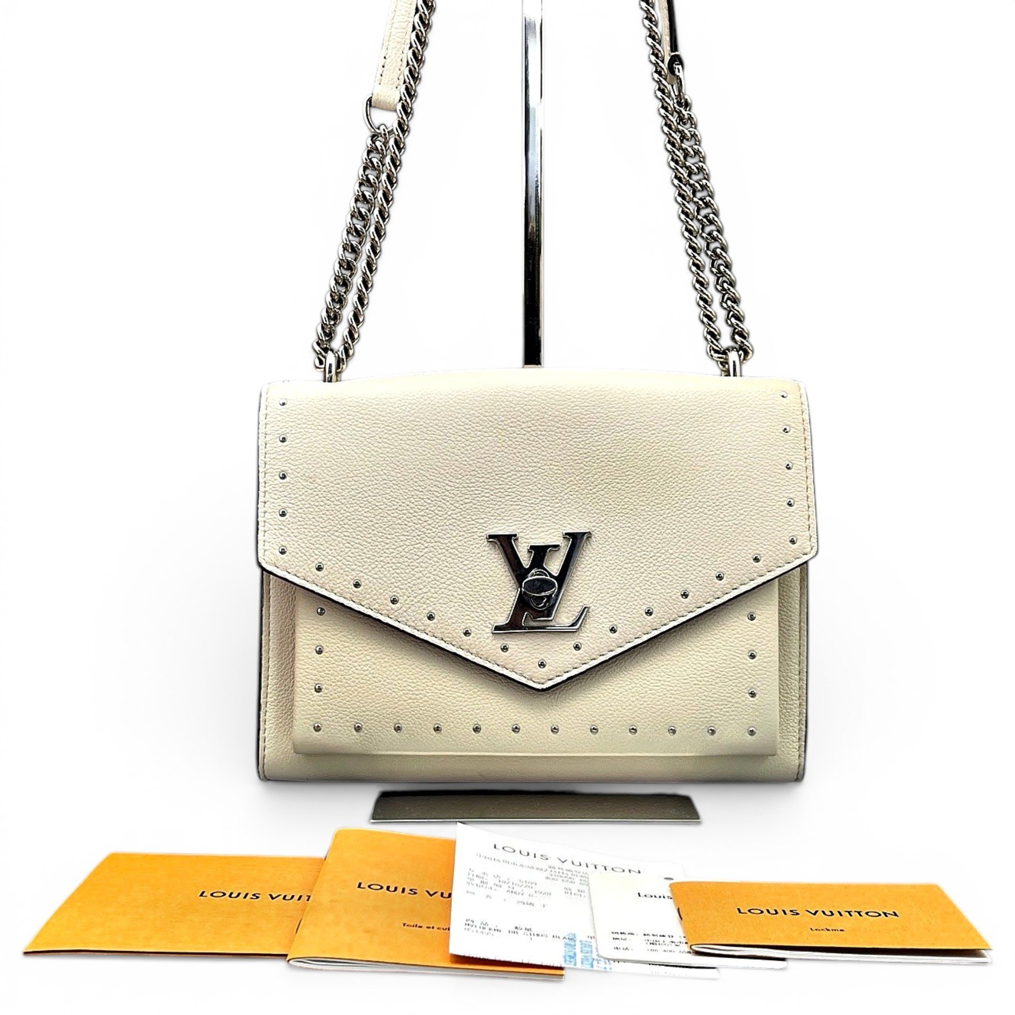 Lockme leather crossbody bag