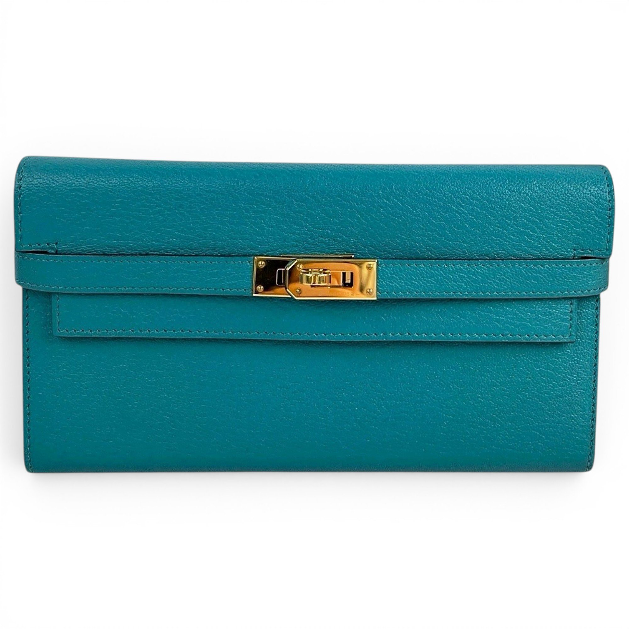 Kelly to go leather clutch bag