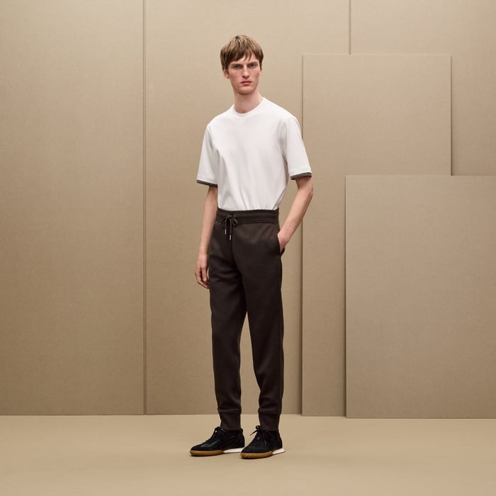 Taupe "H Golf Signature" Jogging Pants