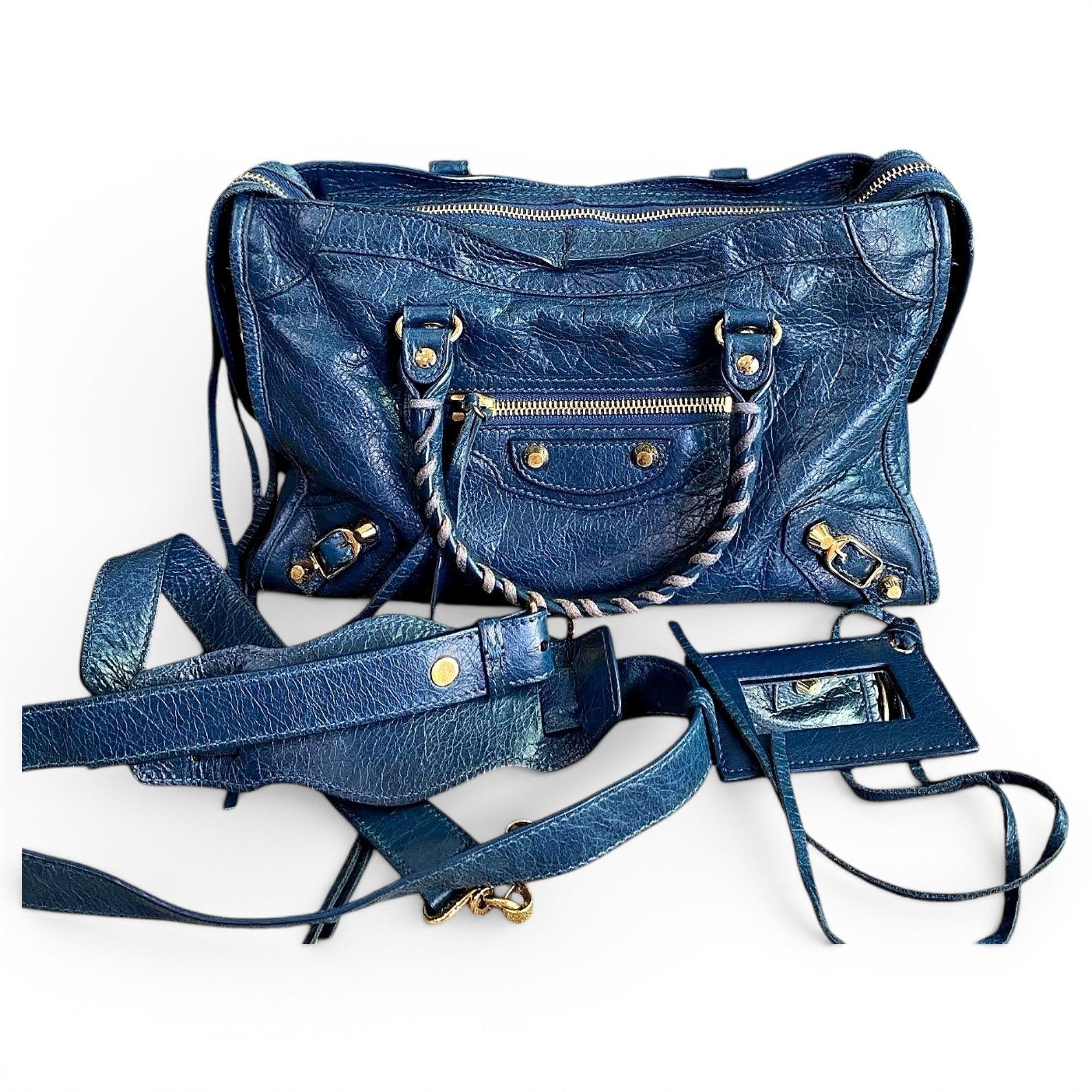 Leather handbag