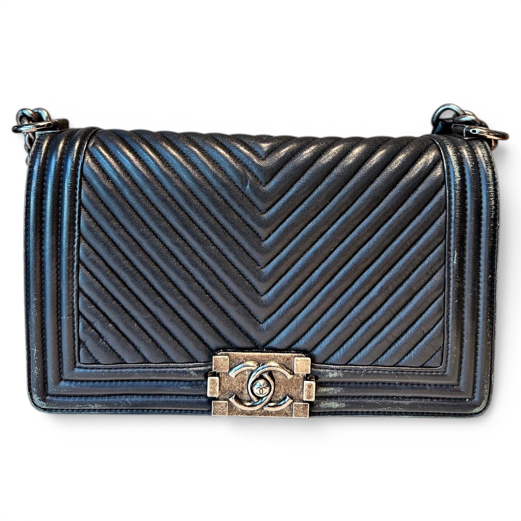 Boy leather crossbody bag