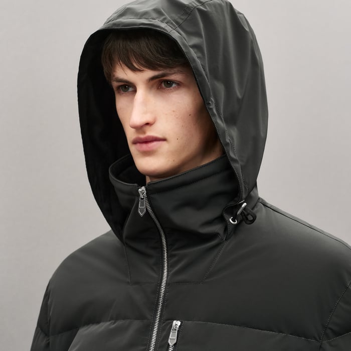 Anthracite Puffer Coat