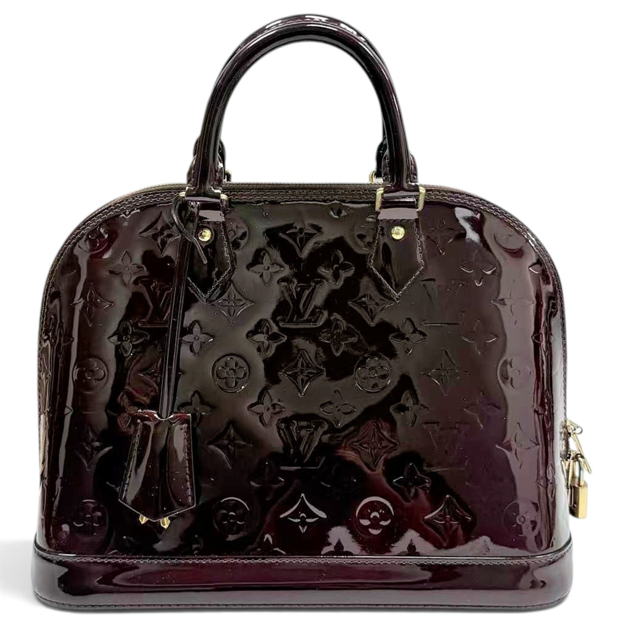 Alma patent leather handbag