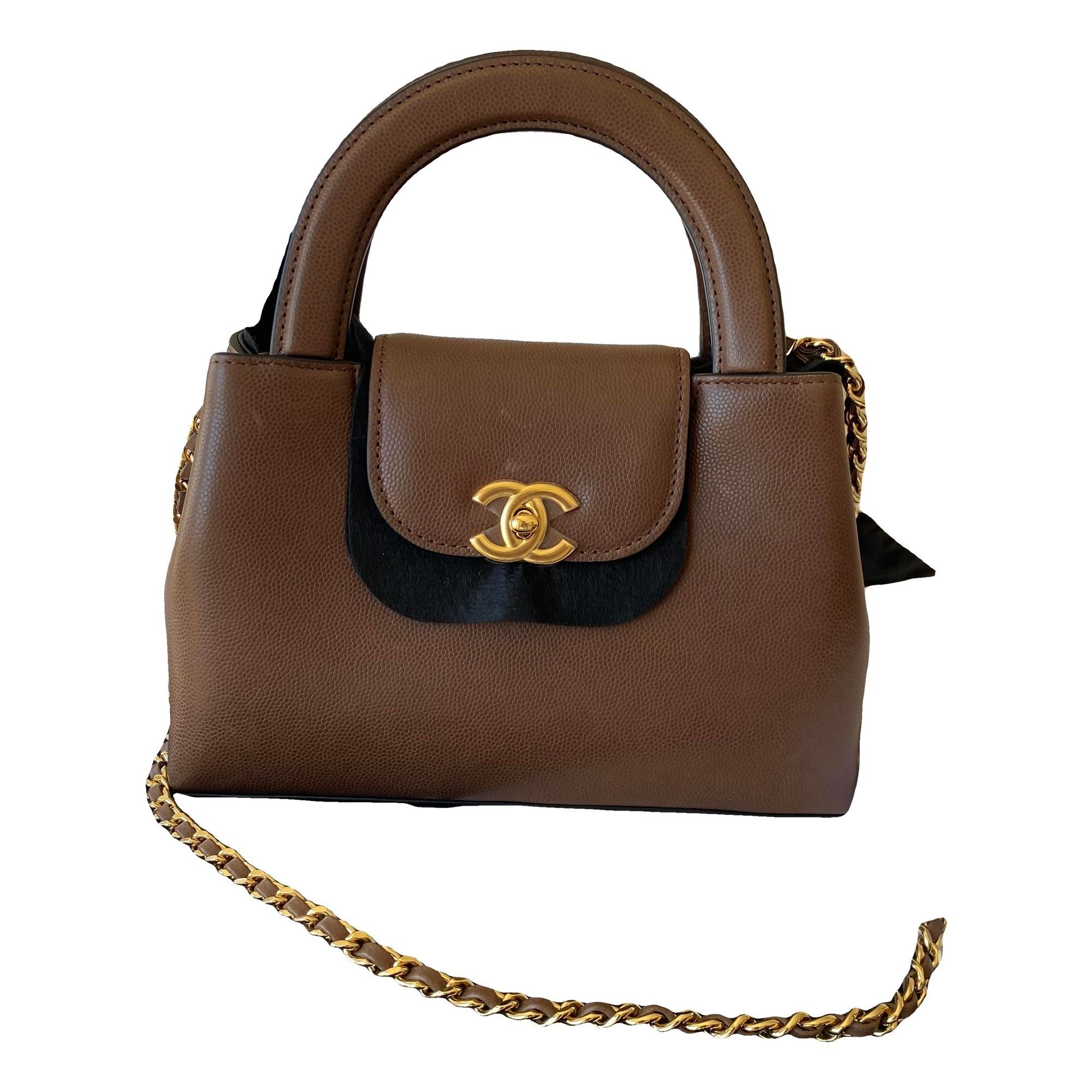 Leather handbag