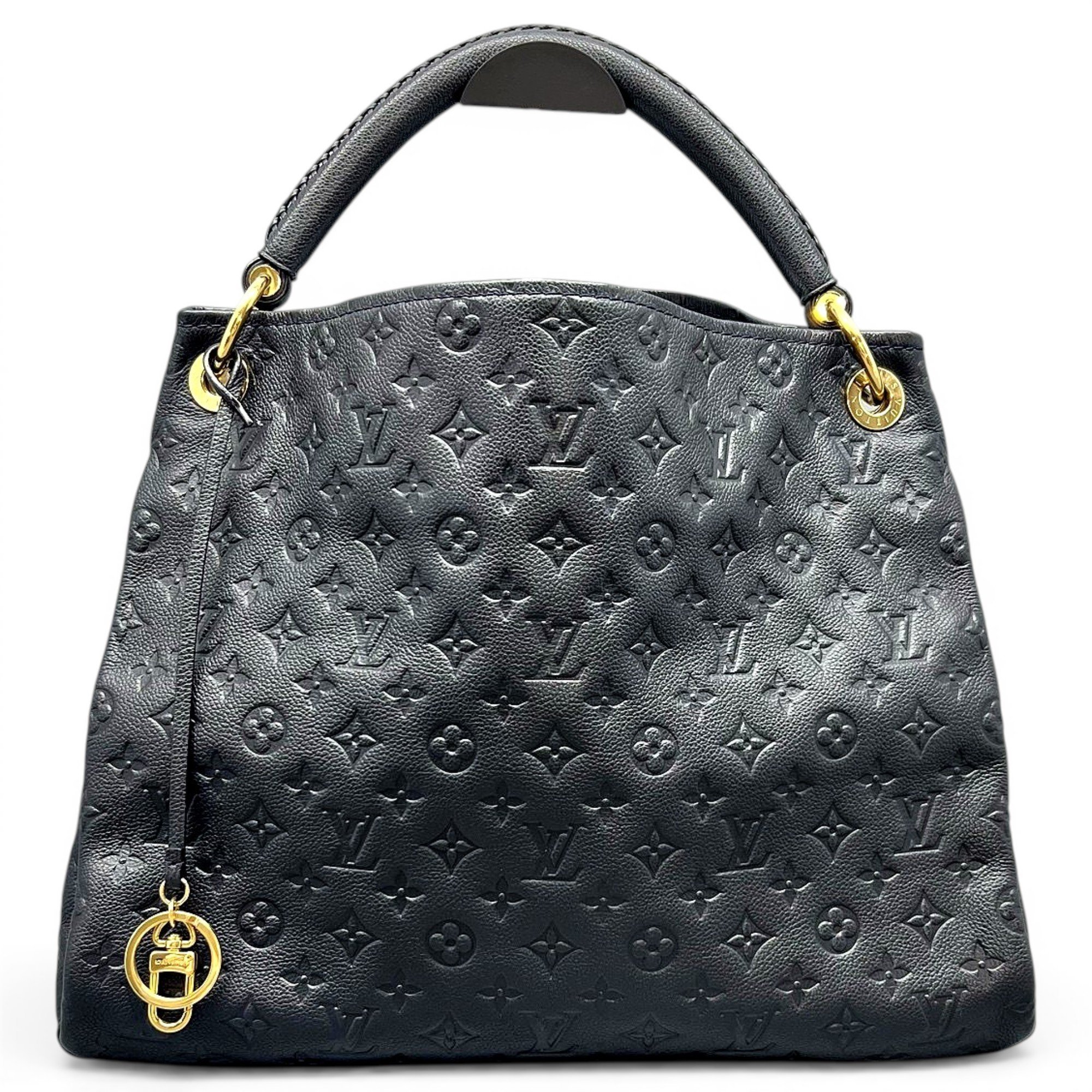 Artsy leather handbag