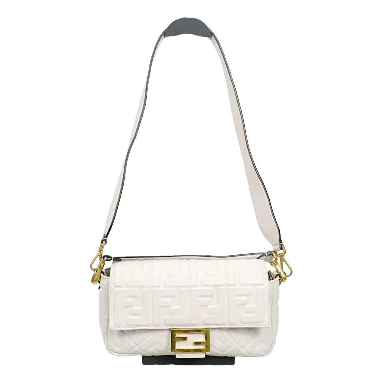 Baguette leather handbag
