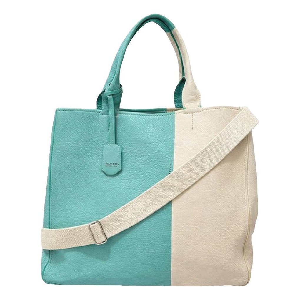 Leather tote