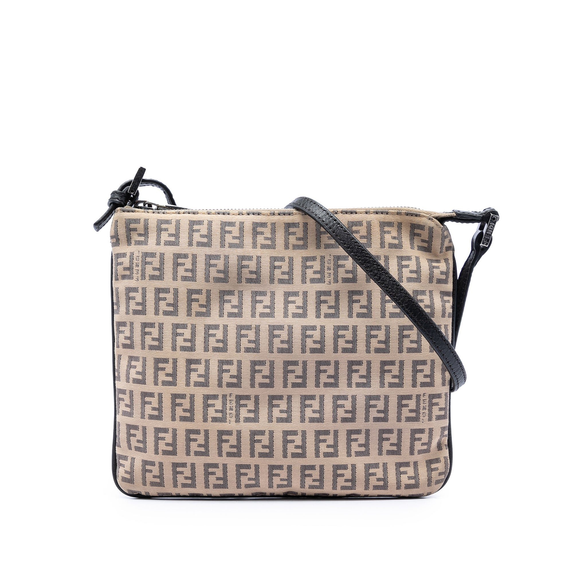 Pocket leather handbag