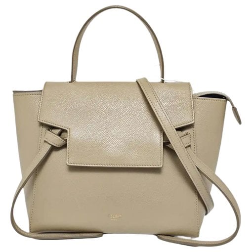 Belt leather handbag