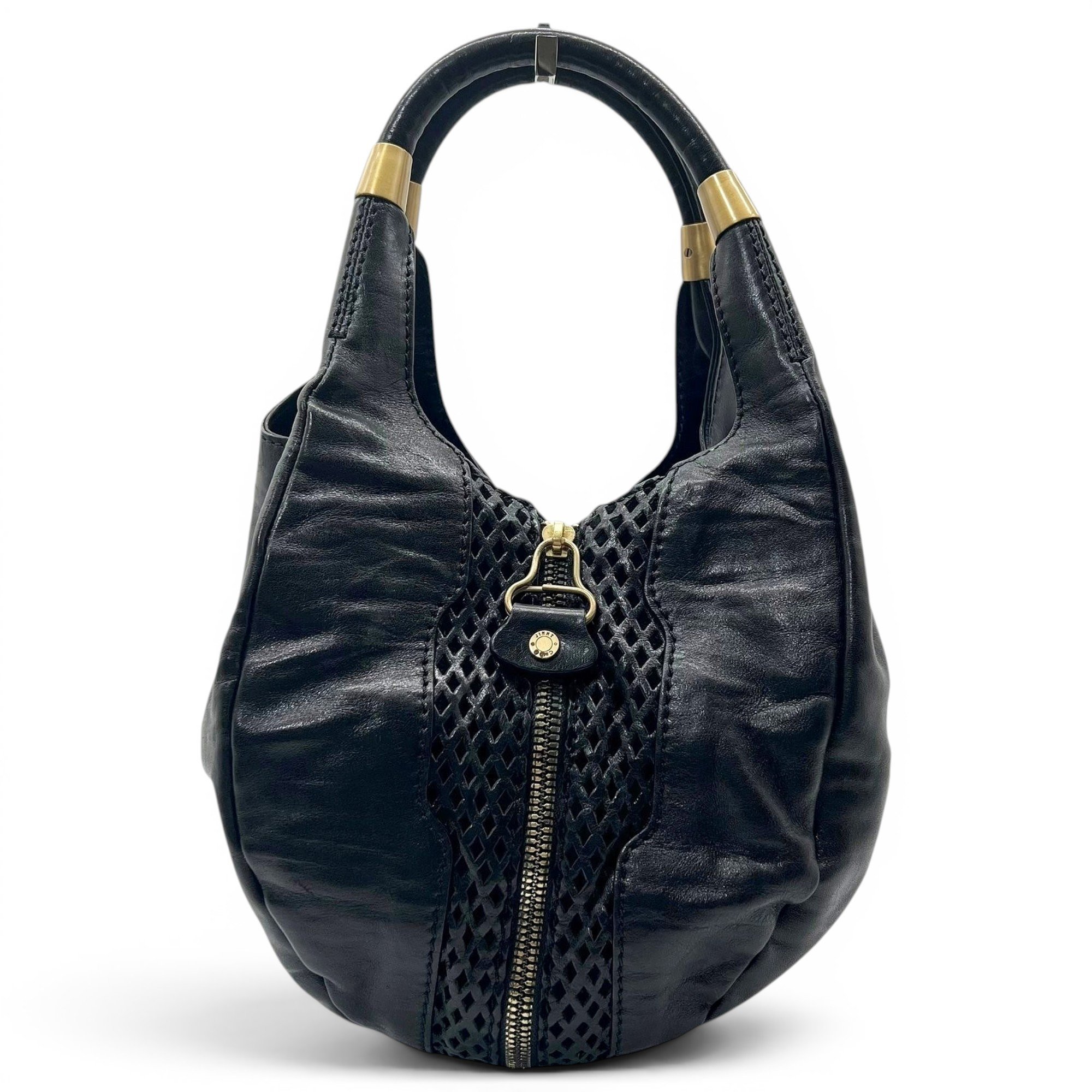 Leather handbag