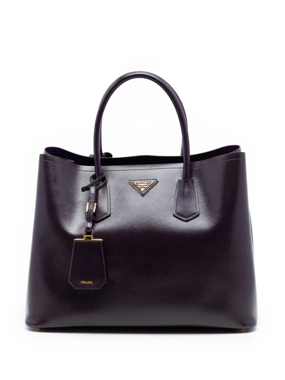 2010-2026 Medium Saffiano Cuir Double satchel
