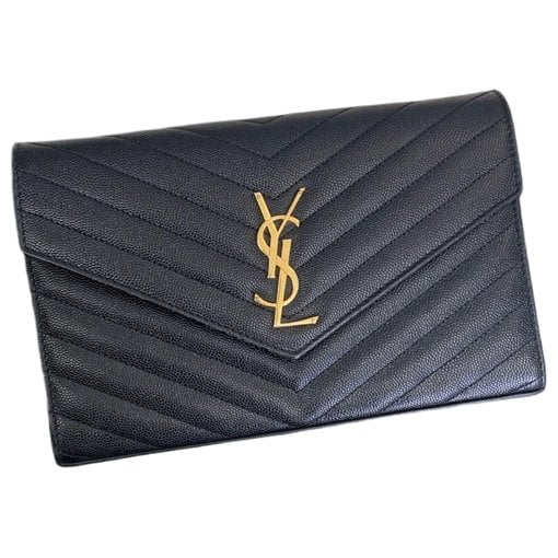 Portefeuille enveloppe leather crossbody bag