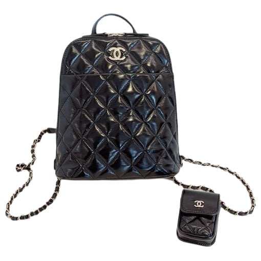 Leather backpack