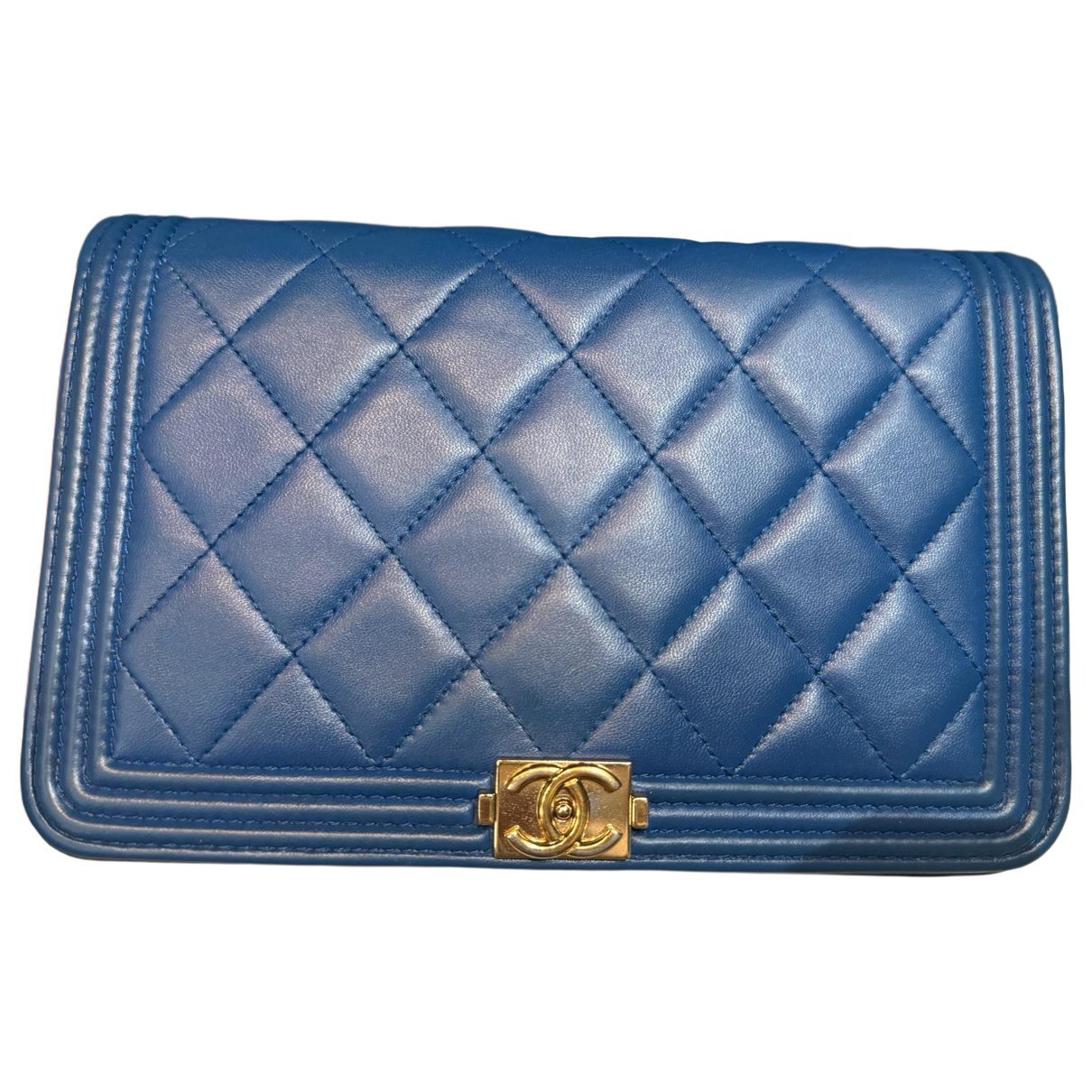 Wallet On Chain Boy leather handbag