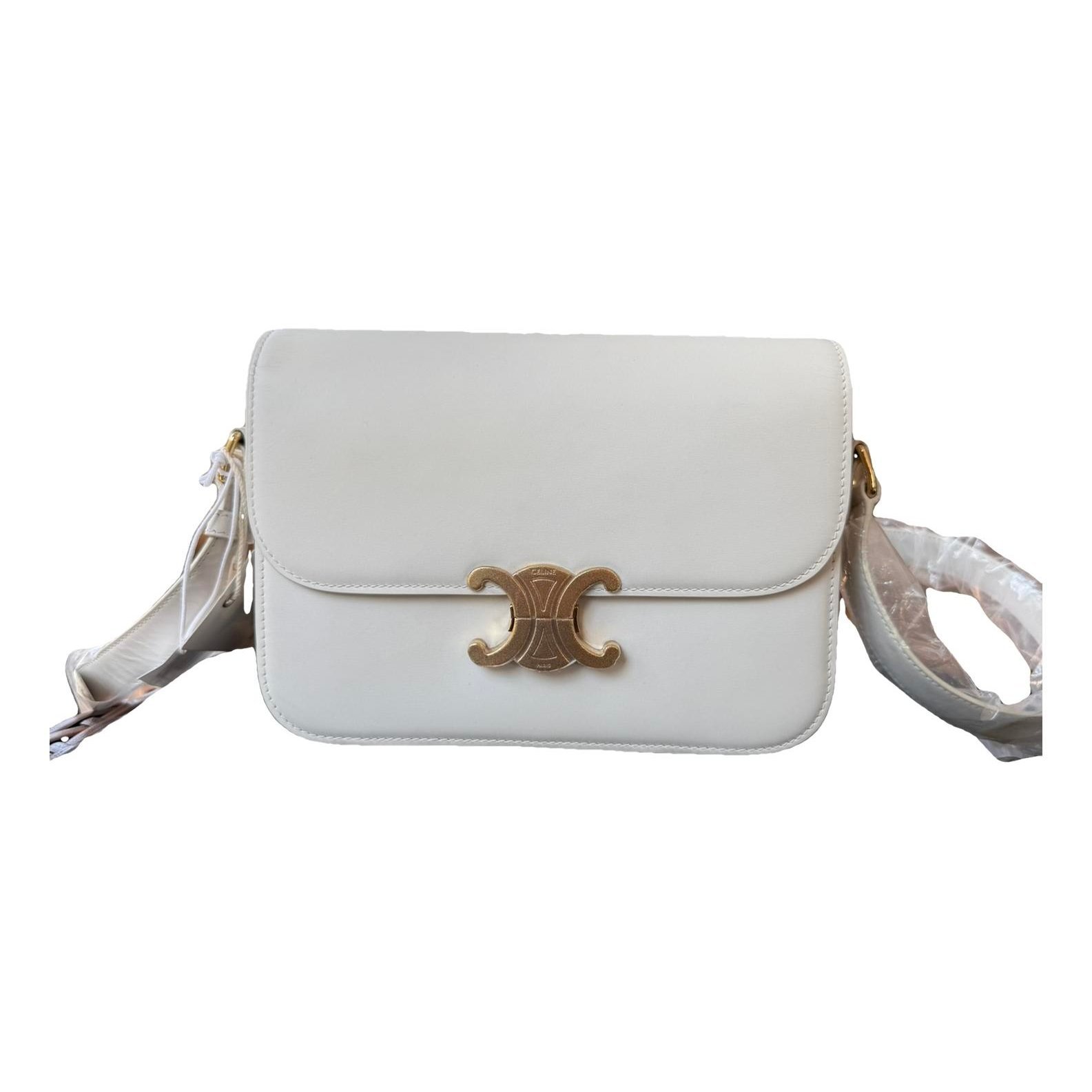 Triomphe leather handbag