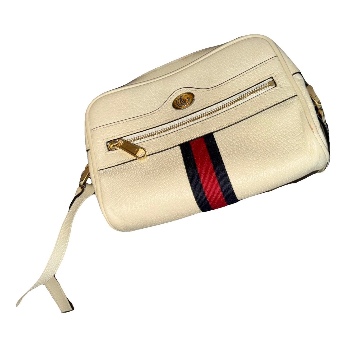 Ophidia GG leather crossbody bag