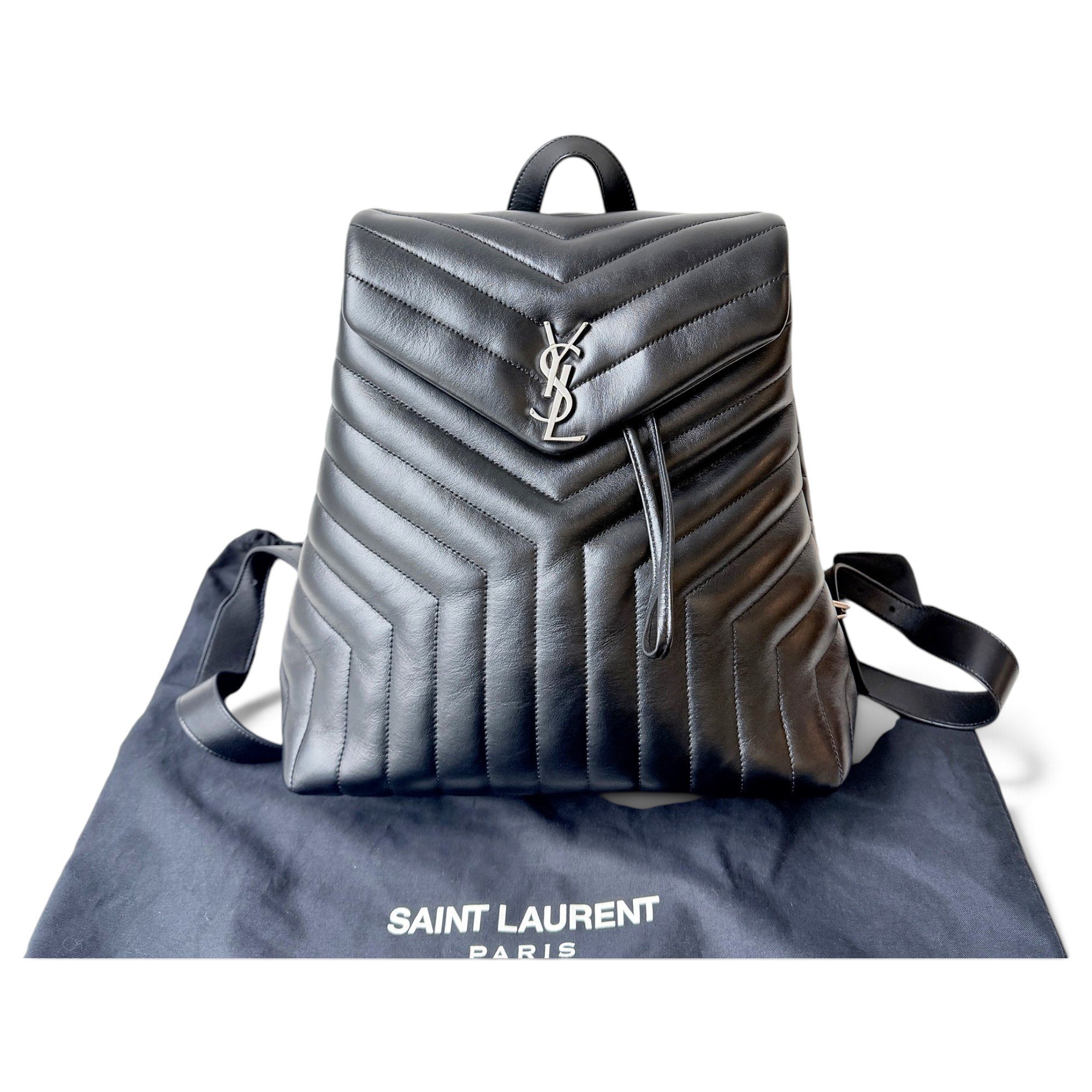 Loulou leather backpack