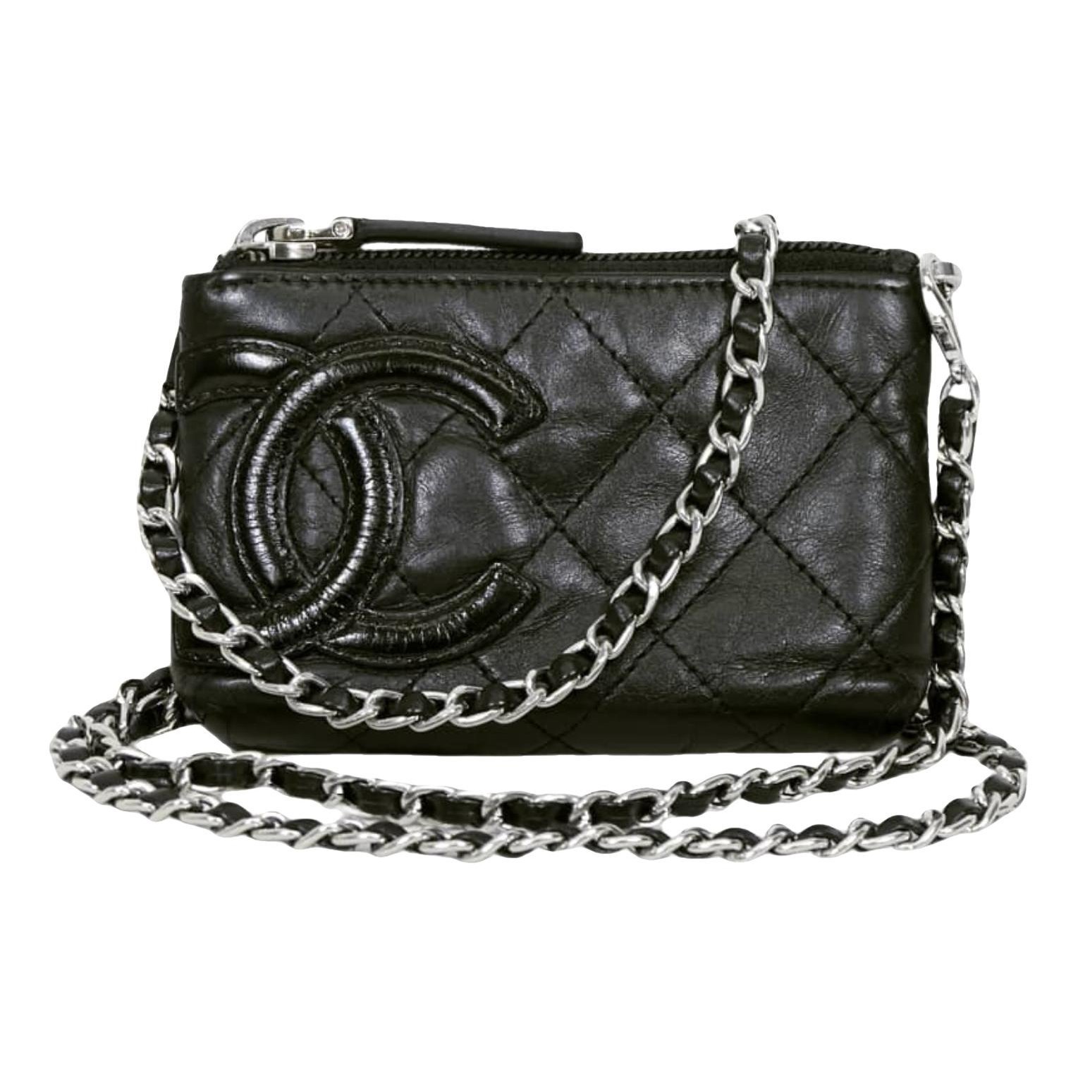 Wallet On Chain Cambon leather crossbody bag